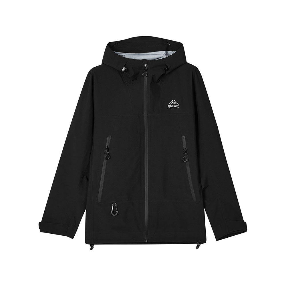 Skechers unisex Go Trail Waterproof Jacket in Black Beauty for outdoor performance wear