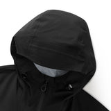 Skechers unisex Go Trail Waterproof Jacket in Black Beauty for outdoor performance wear