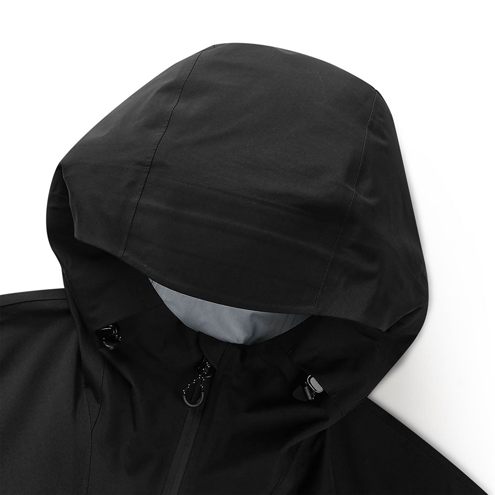Skechers unisex Go Trail Waterproof Jacket in Black Beauty for outdoor performance wear