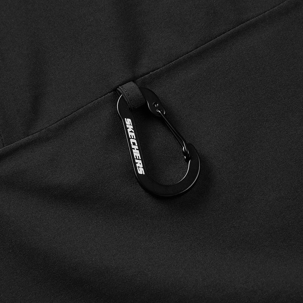 Skechers unisex Go Trail Waterproof Jacket in Black Beauty for outdoor performance wear