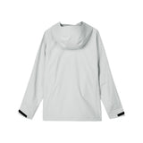Skechers unisex Go Trail Waterproof Jacket in Lunar Rock for outdoor performance wear