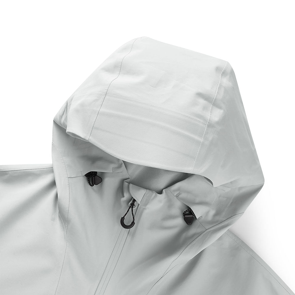 Skechers unisex Go Trail Waterproof Jacket in Lunar Rock for outdoor performance wear