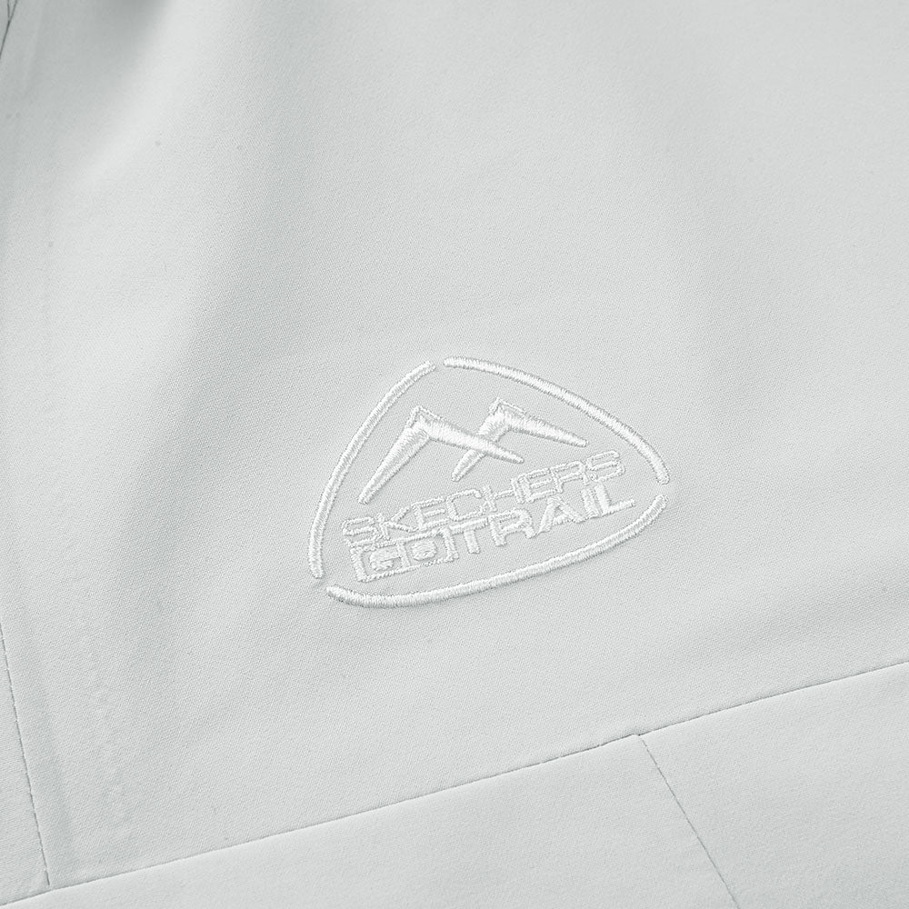 Skechers unisex Go Trail Waterproof Jacket in Lunar Rock for outdoor performance wear
