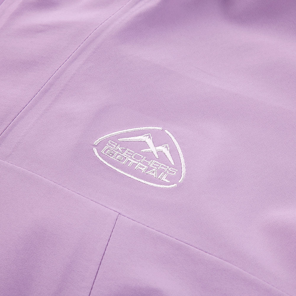 Skechers unisex Go Trail Waterproof Jacket in Lavender Mist for outdoor performance wear
