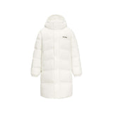 Skechers unisex Sport-Utility Woven Down Coat in Marshmallow for lifestyle wear