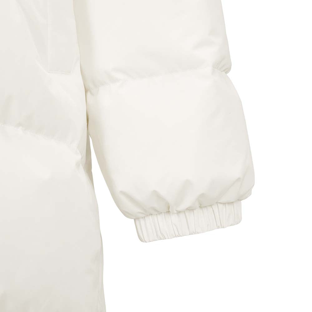 Skechers unisex Sport-Utility Woven Down Coat in Marshmallow for lifestyle wear