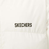 Skechers unisex Sport-Utility Woven Down Coat in Marshmallow for lifestyle wear