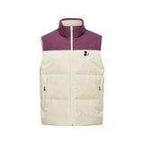 Skechers X SmileyWorld Woven Down Vest, unisex lifestyle apparel in Purple Brown