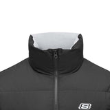 Skechers unisex Sport-Utility Woven Down Jacket in Black Beauty for lifestyle wear
