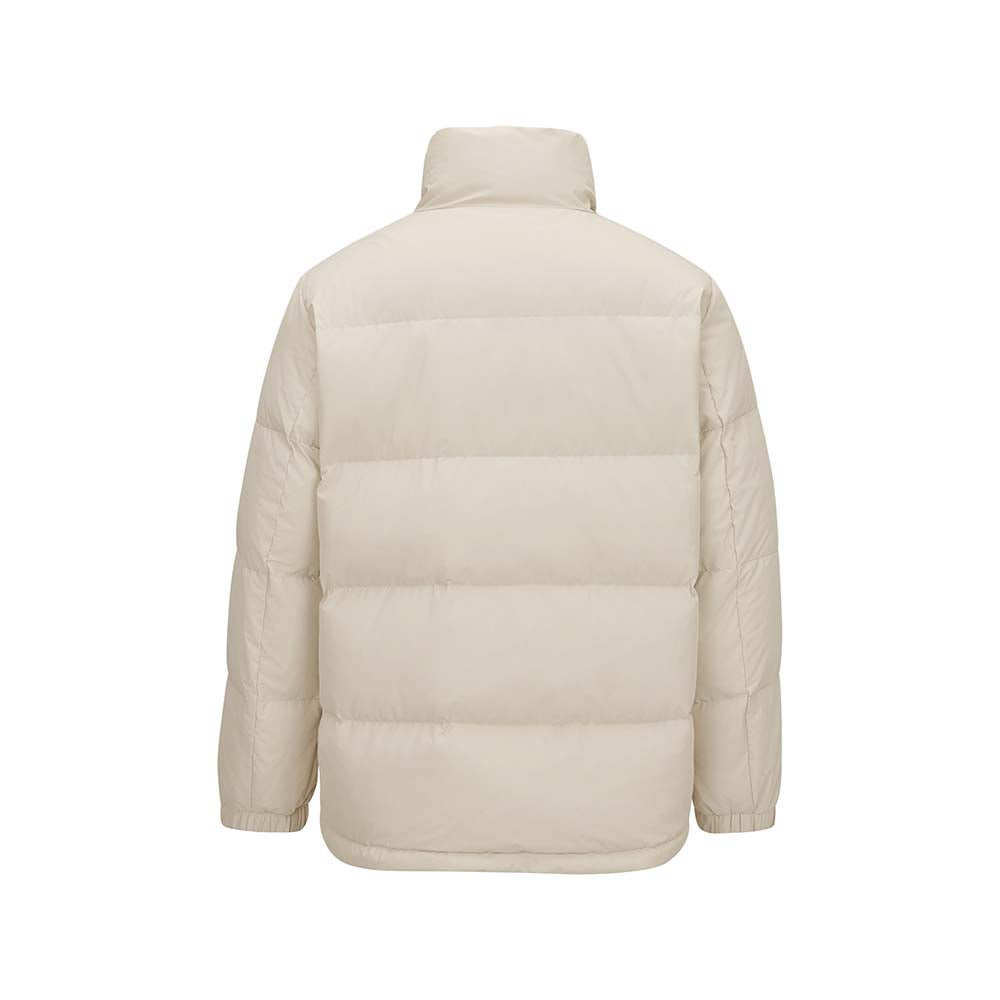 Skechers unisex Sport-Utility Woven Down Jacket in Peyote for lifestyle wear