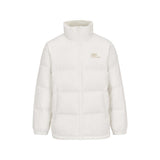Skechers unisex Sport-Utility Woven Down Jacket in Marshmallow for lifestyle wear