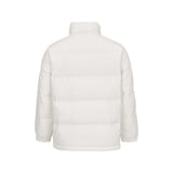 Skechers unisex Sport-Utility Woven Down Jacket in Marshmallow for lifestyle wear