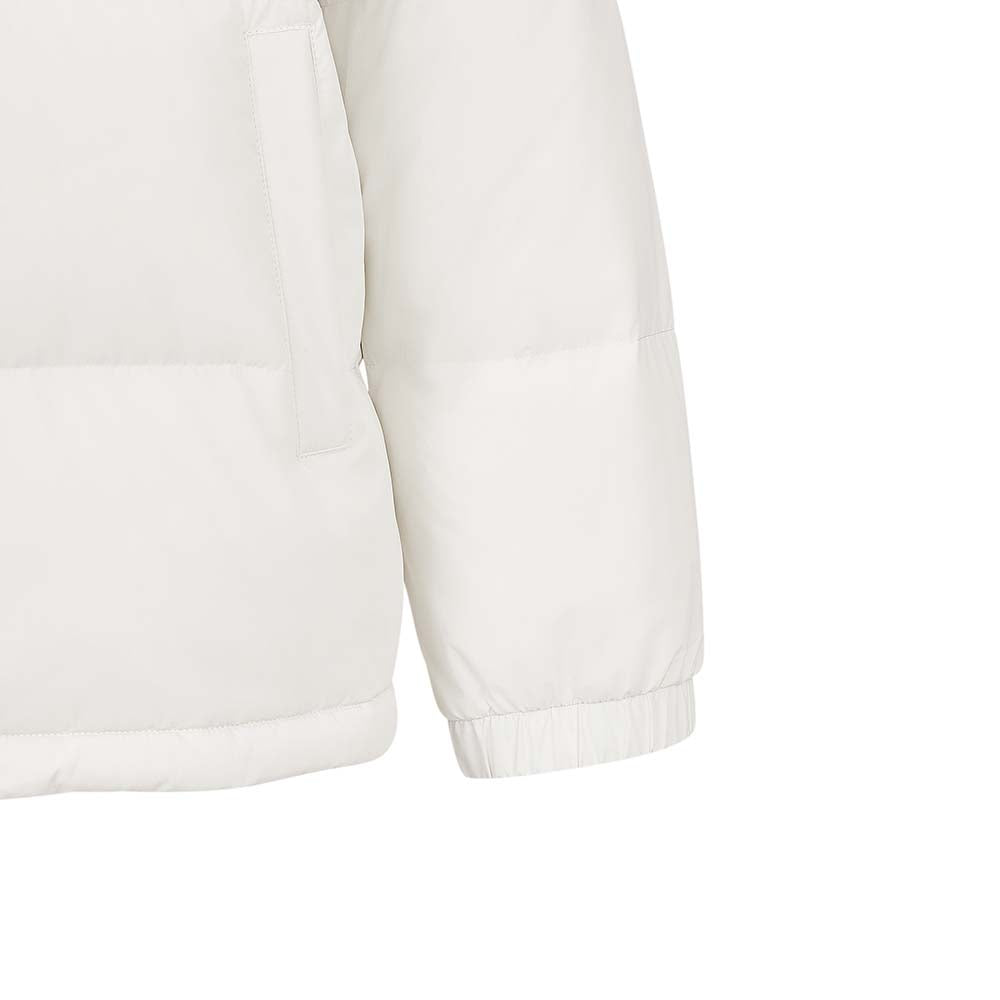Skechers unisex Sport-Utility Woven Down Jacket in Marshmallow for lifestyle wear