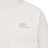 Skechers unisex Sport-Utility Woven Down Jacket in Marshmallow for lifestyle wear