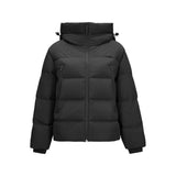 Skechers women's Go Trail Woven Down Jacket in Black Beauty for outdoor performance wear
