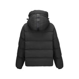 Skechers women's Go Trail Woven Down Jacket in Black Beauty for outdoor performance wear