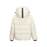 Skechers women's Go Trail Woven Down Jacket in Eggnog for outdoor performance wear