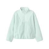 Skechers women's Go Trail Knit Quilted Jacket in Ice Flow for outdoor performance wear