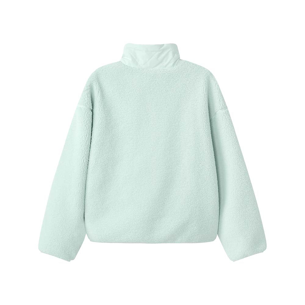 Skechers women's Go Trail Knit Quilted Jacket in Ice Flow for outdoor performance wear