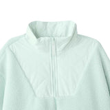 Skechers women's Go Trail Knit Quilted Jacket in Ice Flow for outdoor performance wear