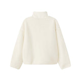 Skechers women's Go Trail Knit Quilted Jacket in Eggnog for outdoor performance wear