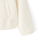 Skechers women's Go Trail Knit Quilted Jacket in Eggnog for outdoor performance wear
