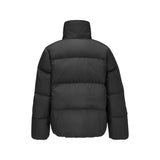 Skechers women's Sport-Utility Woven Down Jacket in Black Beauty for lifestyle wear