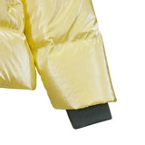 Skechers women's Go Trail Woven Down Jacket in Lemonade for outdoor performance wear