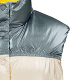 Skechers women's Go Trail Woven Down Vest in Eggnog for outdoor performance wear