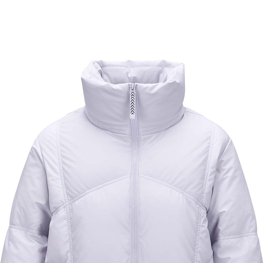 Skechers women's Go Trail Woven Down Jacket in Haze Purple for outdoor performance wear
