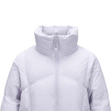 Skechers women's Go Trail Woven Down Jacket in Haze Purple for outdoor performance wear