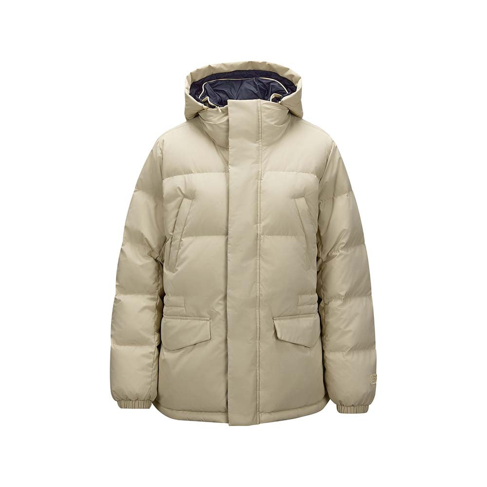 Skechers women's Sport-Utility Woven Down Parka in Brown for lifestyle wear