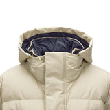 Skechers women's Sport-Utility Woven Down Parka in Brown for lifestyle wear