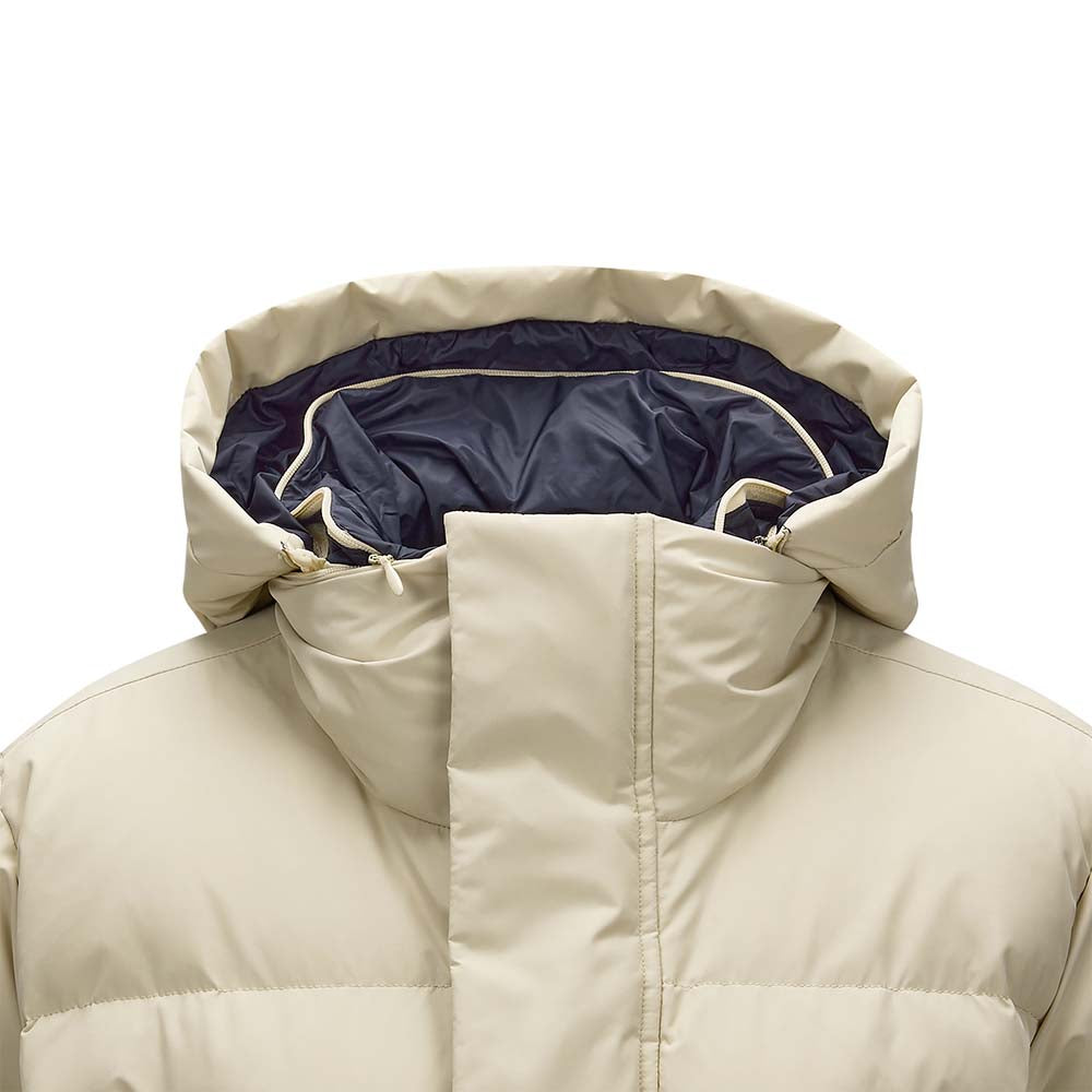 Skechers women's Sport-Utility Woven Down Parka in Brown for lifestyle wear