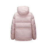 Skechers women's Sport-Utility Woven Down Parka in Rose Pink for lifestyle wear