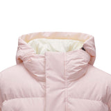 Skechers women's Sport-Utility Woven Down Parka in Rose Pink for lifestyle wear