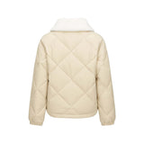 Skechers women's Sport-Utility Woven Down Jacket in Brown for lifestyle wear