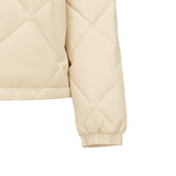 Skechers women's Sport-Utility Woven Down Jacket in Brown for lifestyle wear