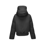 Skechers women's Sport-Utility Woven Down Jacket in Black Beauty for lifestyle wear