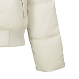 Skechers women's Sport-Utility Woven Down Jacket in Silver Birch for lifestyle wear