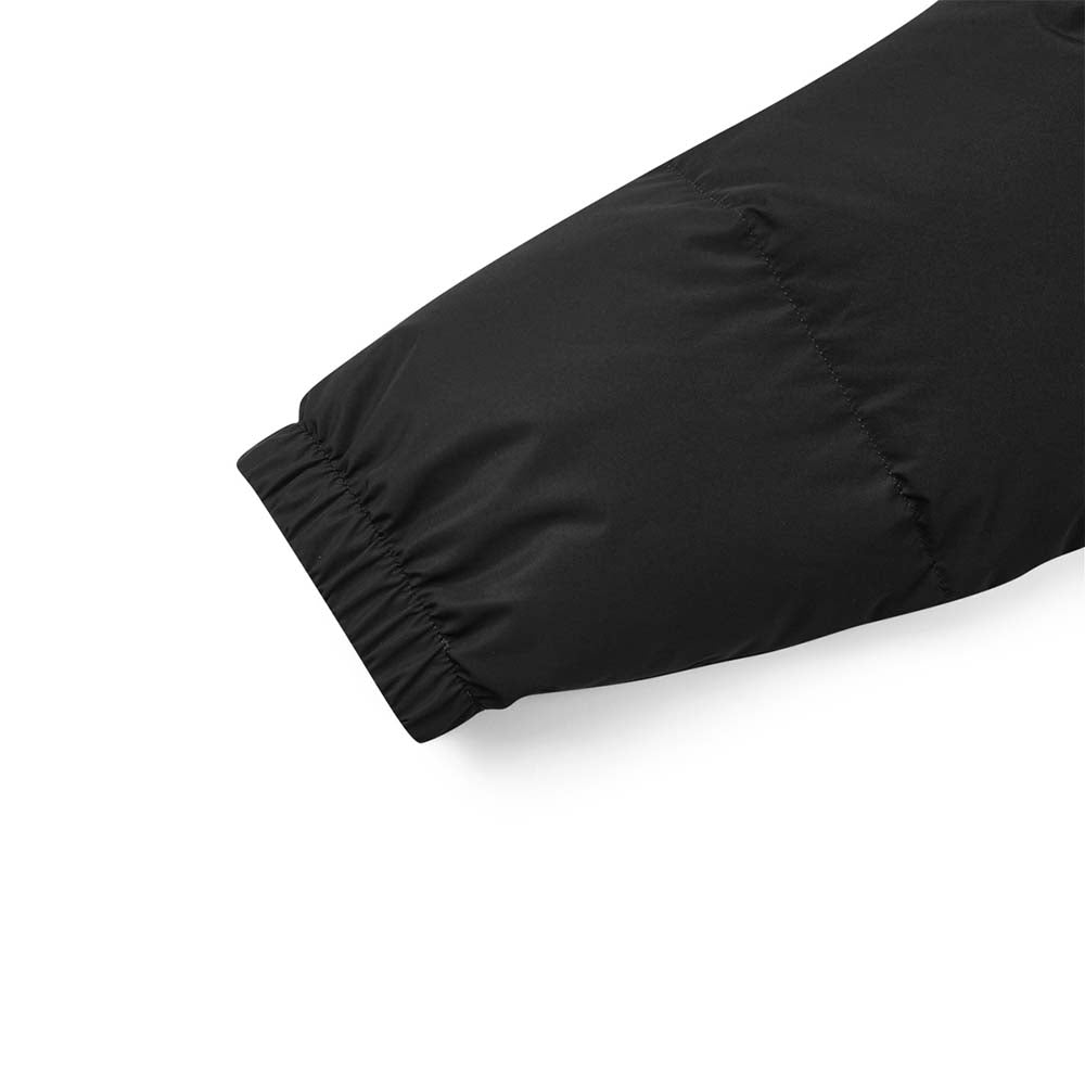 Skechers women's Sport-Utility Woven Down Jacket in Black Beauty for lifestyle wear