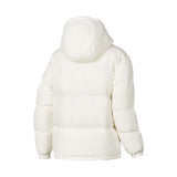 Skechers women's Sport-Utility Woven Down Jacket in Marshmallow for lifestyle wear