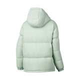 Skechers women's Sport-Utility Woven Down Jacket in Mercury Green for lifestyle wear