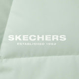 Skechers women's Sport-Utility Woven Down Jacket in Mercury Green for lifestyle wear