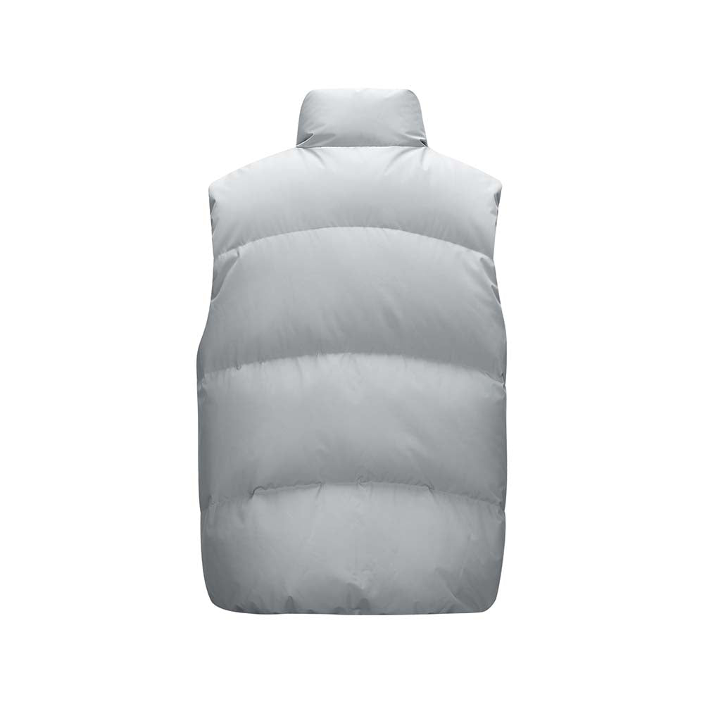 Skechers women's Sport-Utility Woven Down Vest in Harbor Mist for lifestyle wear