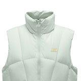 Skechers women's Sport-Utility Woven Down Vest in Mercury Green for lifestyle wear