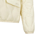 Skechers women's Go Trail Woven Down Jacket in Lemon Icing for outdoor performance wear