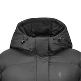 Skechers women's Diamond Woven Down Coat in Black Beauty for lifestyle wear