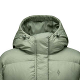 Skechers women's Diamond Woven Down Coat in Agave Green for lifestyle wear