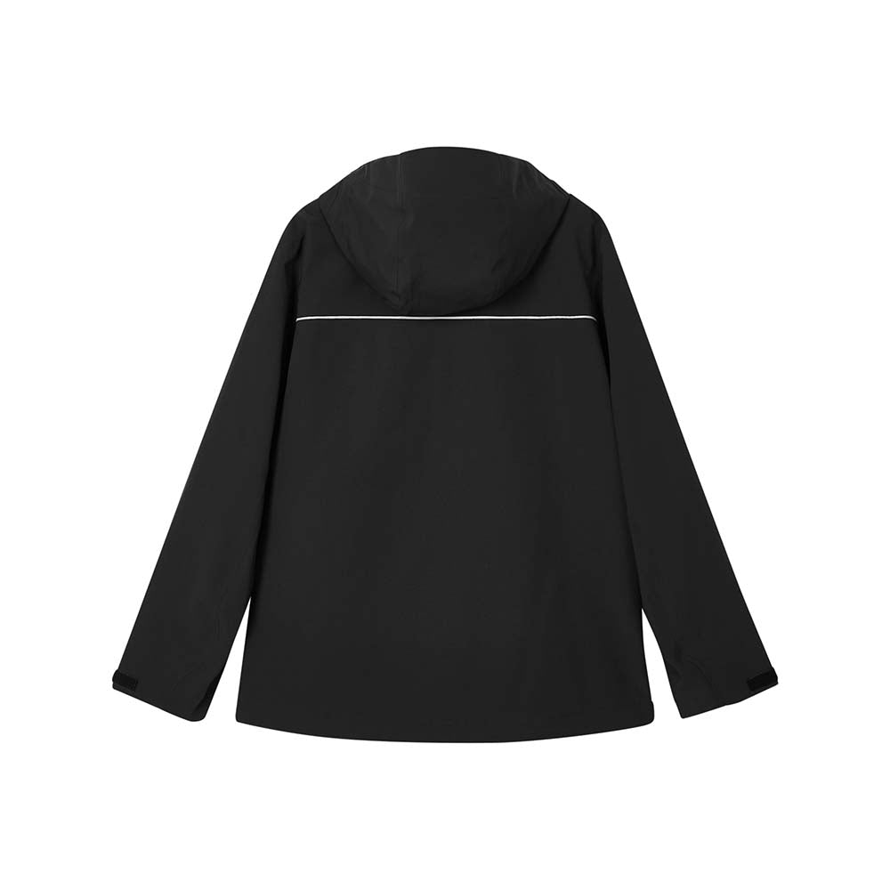 Skechers women's Go Trail Waterproof Jacket in Black Beauty for outdoor performance wear
